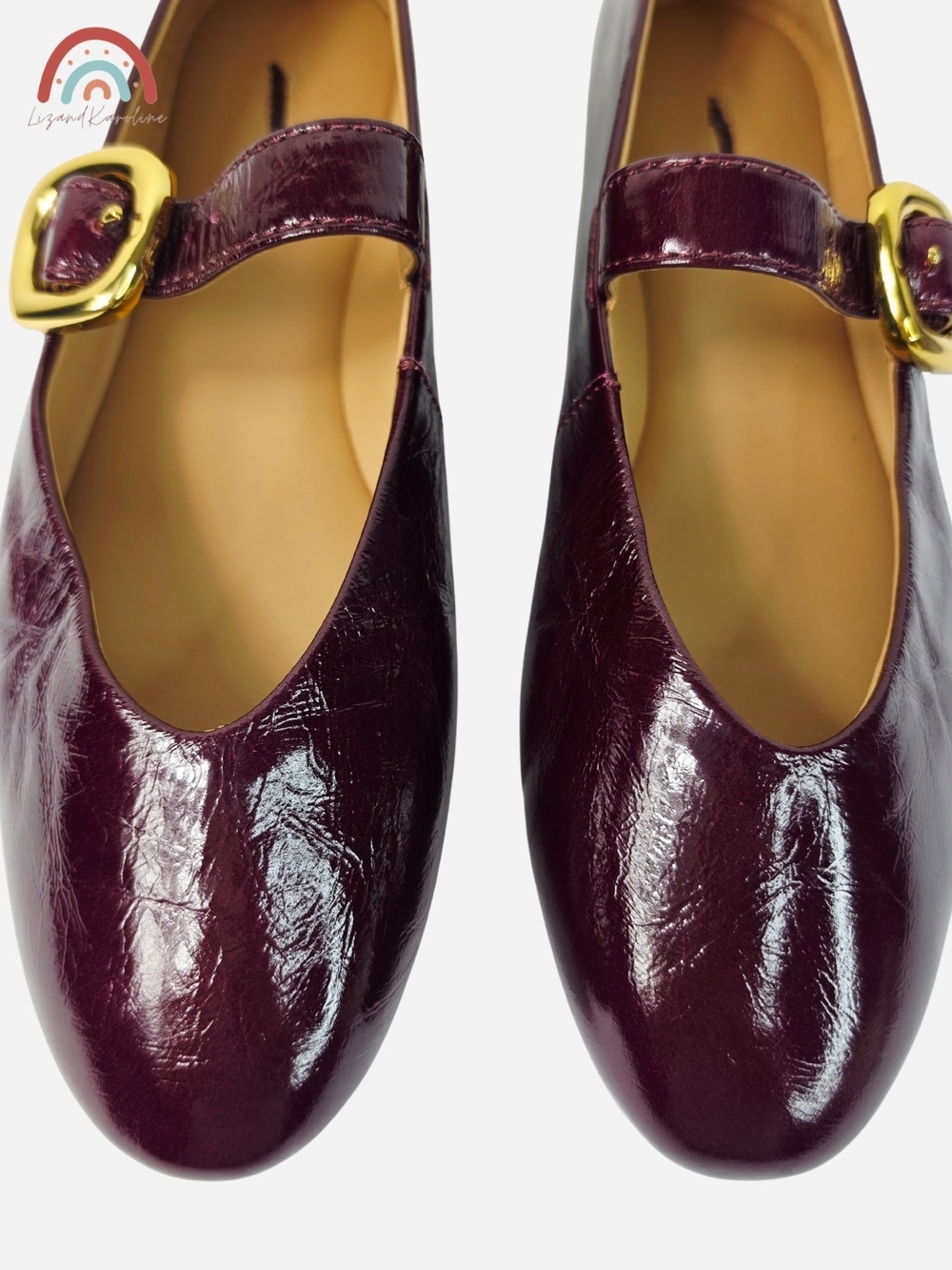 New! Madewell The Remy Mary Jane Flat in Leather Deep Plum 7 - Picture 10 of 15
